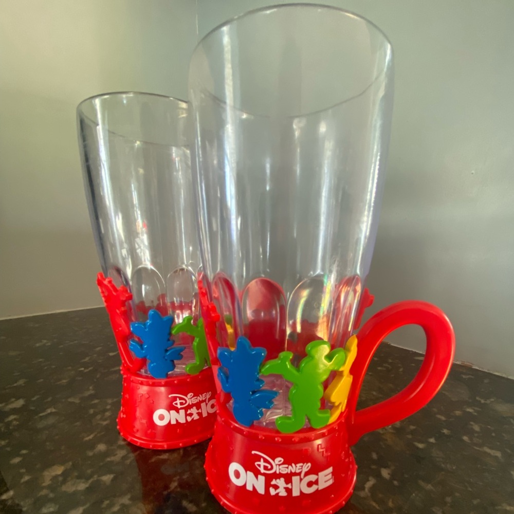 Disney on ice light up cups.. both light up!